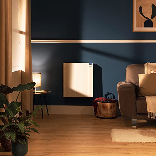 Cecotec Flachheizkörper mit Wi- Fi- Steuerung ReadyWarm 4000 Thermal Ceramic Connected. 1000 W, 4 Elemente aus Aluminiumguss und Keramiktechnologie, Timer, IPX4- Schutz, 4 Betriebsarten, 12 m2-2