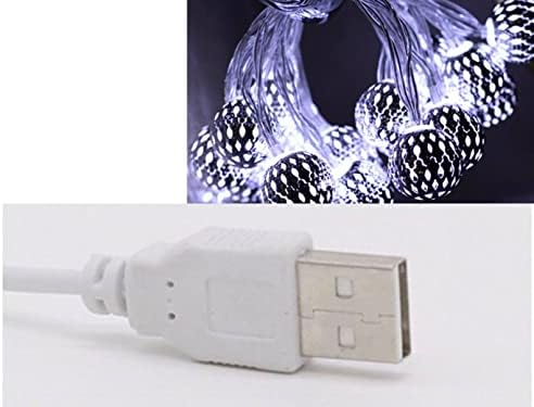 BabyIn USB Christmas Moroccan Fairy Lights Festival Ambiance Lighting for Bedroom Living,Wedding,Christmas,Party,Home( 2 M 20 LED)