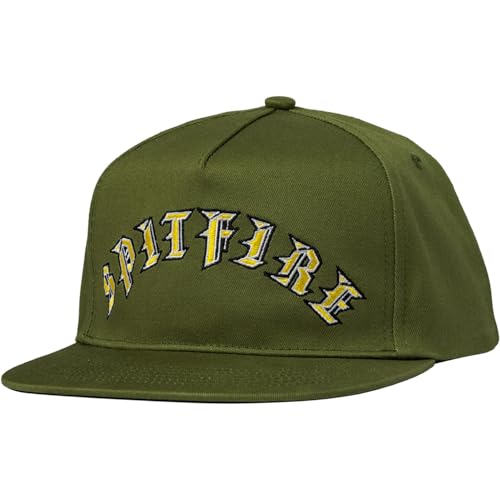 Cappello snapback in twill di cotone strutturato a 5 pannelli di alto profilo con supporto frontale morbido buckram, logo ricamato diretto ed etichetta bandiera