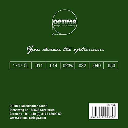 Optima 1747 CL Acoustic GOLD Strings, custom light - Les Beatles, Paul McCartney, John Lennon, RIngo Starr, George Harrison Optima 1747 CL Acoustic GOLD Strings, custom light – Image 3