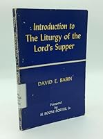 Introduction to the Liturgy of the Lord's Supper B0020QVK8S Book Cover