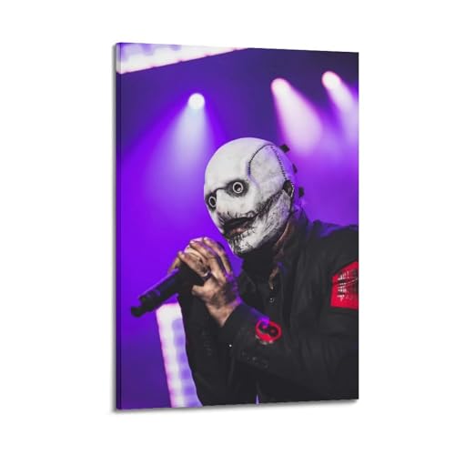 Corey Taylor (4) Póster vintage para pared, lienzo, estético, póster de música y películas, decoración para sala de estar, dormitorio, 20 x 30 cm, estilo marco