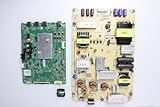 Lutema Television Repair Kit for Vizio V755M-K03 with TV Main Board + Power Supply + TCon + Cables
