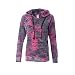 MV Sport Women's Courtney Burnout Hooded Pullover Blend Fleece (Raspberry Swirl) (2X-Large)