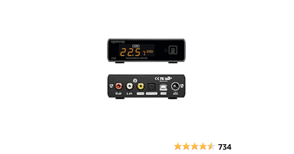 Amazon.co.jp: TOPPING E30 DAC ハイレゾ AK4493 32Bit / 768kHz