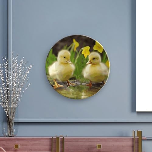 Plato decorativo de porcelana blanco de 7 pulg miniatura 5