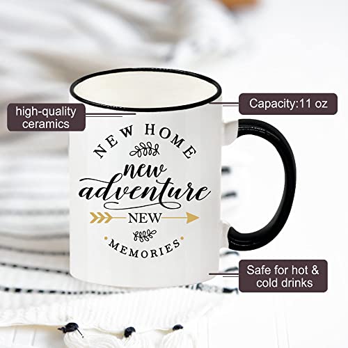Housewarming Gifts For New Home Owner House Warming Presents For Friends And Couple, New Home Gifts For Home, New Adventure New Memories 2 Pack Coffee Mugs 11Oz #TOP3