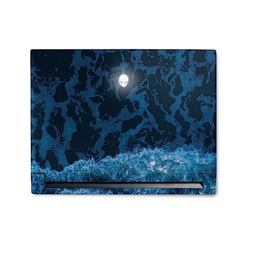 Image of MightySkins Skin Compatible with Alienware M18 R1 (2023) Full Wrap Kit - Ocean Waves | Protective, Durable, and Unique Vinyl Decal wrap Cover | Easy to Apply & Change Styles | Made in The USA