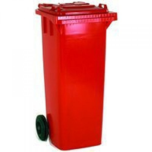 Wheelie Bin 140 Litre Red 331156