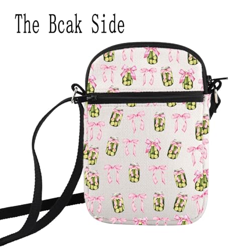 Pickles Lover Inspired Crossbody Bag Pickles Small Sling Bag Housewarming Pickle Canning Season Gift4