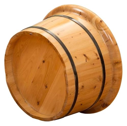 Bañera de madera para pies con tapa, spa en casa miniatura 4