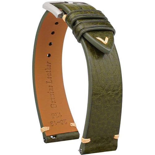 Correa de piel de becerro italiana auténtica para reloj clásico de hombre