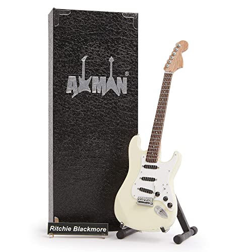 Ritchie Blackmore (Deep Purple) – Réplique de guitare miniature - Les Beatles, Paul McCartney, John Lennon, RIngo Starr, George Harrison Ritchie Blackmore (Deep Purple) – Réplique de guitare miniature