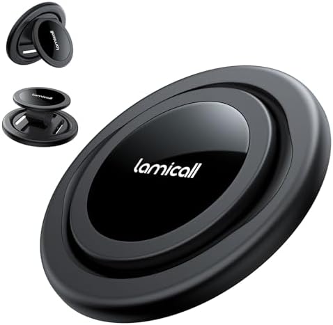 Supporto Magnetico Per Cellulare Con Anello Scintillante - Girevole 360&deg; - Compatibile Con MagSafe E Android