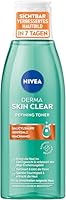NIVEA Derma Skin Clear Refining Toner, porenverfeinerndes Gesichtswasser für ein sichtbar verbessertes Hautbild, Gesichtsreinigung mit Salicylsäure & Niacinamid (200 ml)