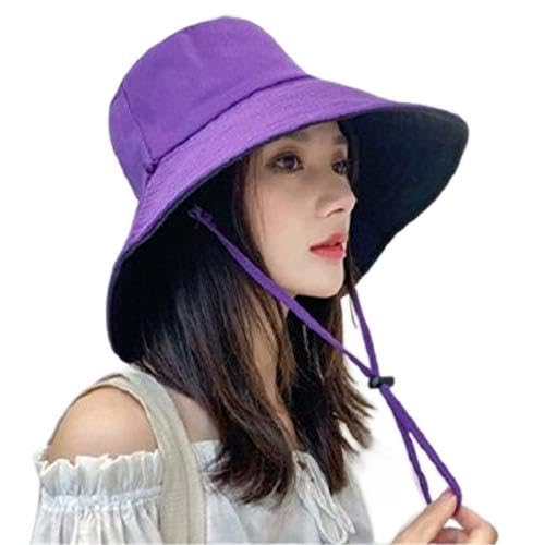 Chapeau de soleil pliable contre la chaleur en tissu double face
