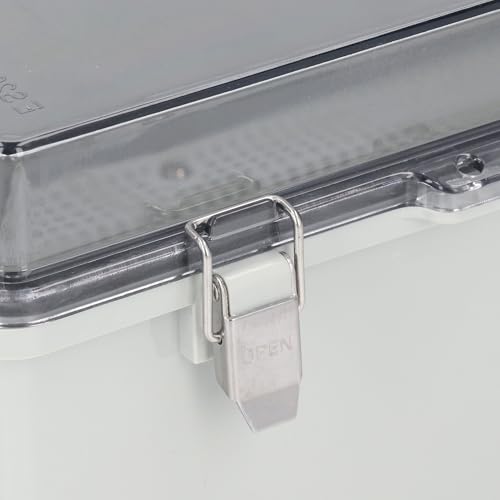 Boîte électrique extérieure IP67 étanche avec couvercle transparent - 7