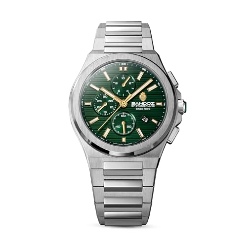 Image of Sandoz Chanet Premium Quartz Chronograph Swiss Made Watch for Men - SZWGI0000823