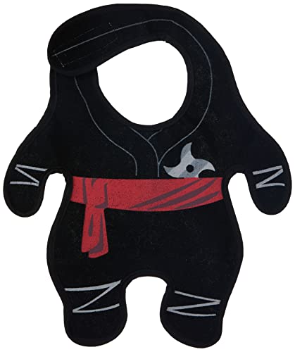 GAMAGO Ninja Baby Bib, Adorably Funny Bib for Feeding Drooling and Teething - Image 3