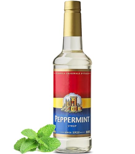 little squirt syrup pump Torani Peppermint with Glass Bottle 750ml 25.4 Ounces