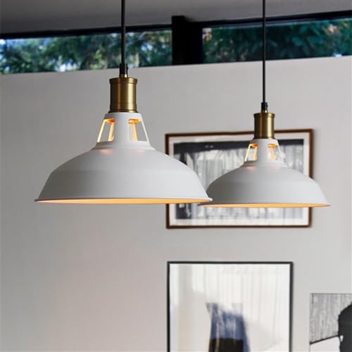 Lámpara colgante con cúpula E27 de 31 cm que soluciona la falta de luz en mesas 3