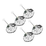 Abaodam 5 pièces Mouvement de Montre Quartz Précis Remplacement et Léger pour Réparati...