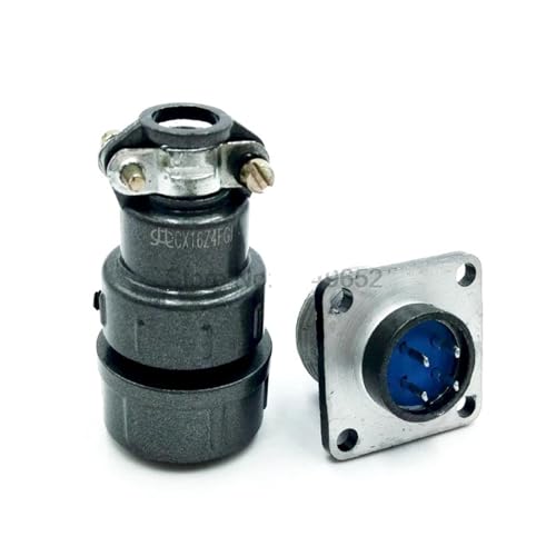 Conector CX16 a tornillo de 5 pines, enchufe macho y hembra circular para cableado 2