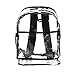 Transparente Frauen Rucksack wasserdichte PVC Casual Rucksack Lady Shopping Dating Tasche