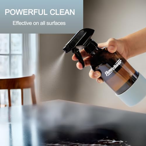 Image of flowcheer All Purpose Multi Surface Cleaner Refills for Household (variety) | 2 Pack Reusable Spray Bottles & 4 Pack Refills Tablet, 4 x 16.9 Fl oz Bottles of Spray Cleaner Lemon and Lavender Scent