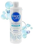 No-Rinse Foaming Body Wash, 16 fl oz REFILL: Waterless, Rinse Free Foam Cleanser Leaves Skin Clean and Moisturized - Effective Perineal Wash Providing Cleansing Foam for Elderly, Adults, Camping