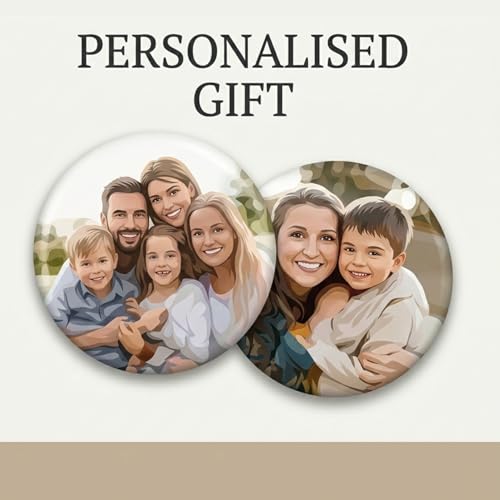 Imán Decorativo Redondo de 2.95 pulgadas Personalizado miniatura 5