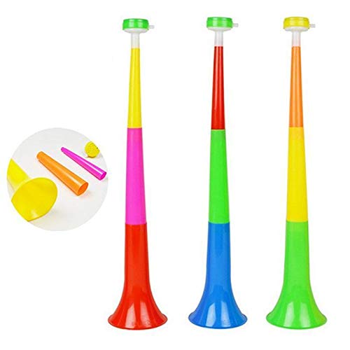 loud cheering horn (Multi color) -set of 3