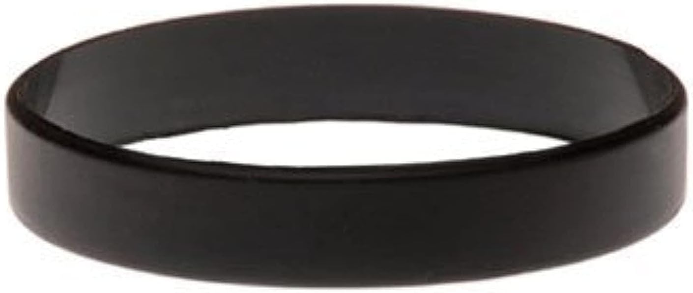 Plain Silicone Wristband (Black)