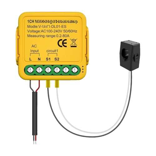 Monitoreo de alarma sobrecarga energía eléctrica actual del colector transformador 80A(WIFI 1CH 80A)