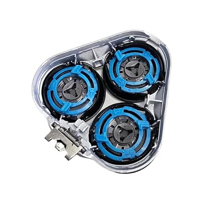 Compatible For Philips Series 5000 Electric Shave Razor Blades,bBlack/Silver,SH50 Replacement Heads(Silver)