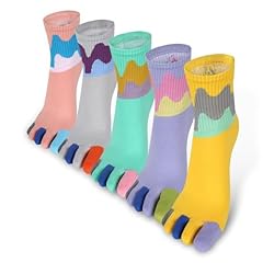 Colorful Rainbow Toe-5pack