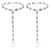 Bienvenu 2 PCS Beach Anklet Chain Bracelet Barefoot Sandals Wedding Foot Jewelry