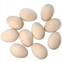 20 x Einfache hölzerne Eier, zum Decoupage, natürlich, zum Basteln. Die Eier bestehen aus Buchenholz. Abmessungen: 60 x 40 mm Die Größe von echten Hühnereiern.