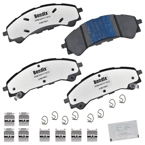 Image of Bendix Fleet Metlok MKD2216FM Semi-Metallic Front Brake Pads for Ford Bronco 2023-2021, Ranger 2023-2019