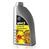 Nähmit - Nähmaschinenöl Weiß Öl Vaselineöl SPIRIT2 farb - und geruchlos 1 Liter für Haushalts Nähmaschine, Industrie Nähmaschine, Overlock & Coverlock (1 Liter)