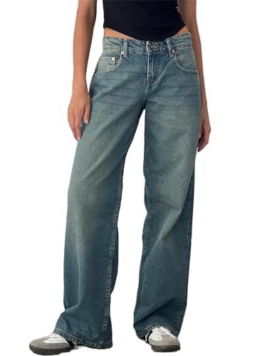 Akoilo Sweatpant Jeans, Akoilo Comfort Jeans, Akoilo Pants, Women Straight Leg Baggy Wide Leg Sweatpant Jeans