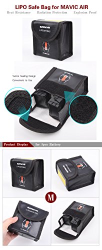 Kismaple Mavic Air LiPo a Prova di Esplosione