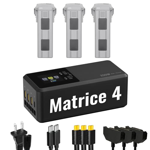 LKTOP 200W Matrice 4 Series Battery Charging Hub Bundle for