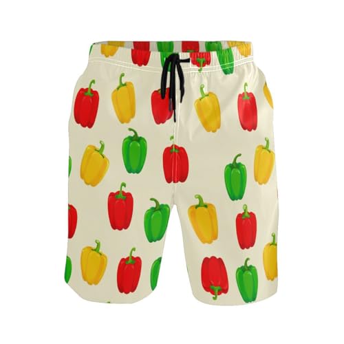 Vegetables Yellow Mens Swim Trunks Quick Dry Beach Shorts with Pocket S 23025382