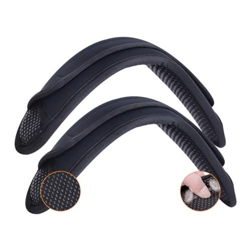 UOZL 2 Pack Universal Shoulder Pads for Bags Non-Slip Thick Enhance The Comfort and Stability of Shoulder Bags, Messenger Bags, Backpacks and Belts - Perfect for Outdoor Sports Enthusiasts(Black-2)