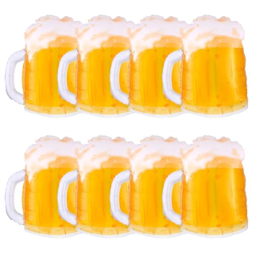 JDNFKG 8 Piezas De Globos De Copa De Cerveza, Globos Creativos Divertidos, Decoraciones Interesantes, Suministros De Decoración De Fiestas, Accesorios De Fotos.