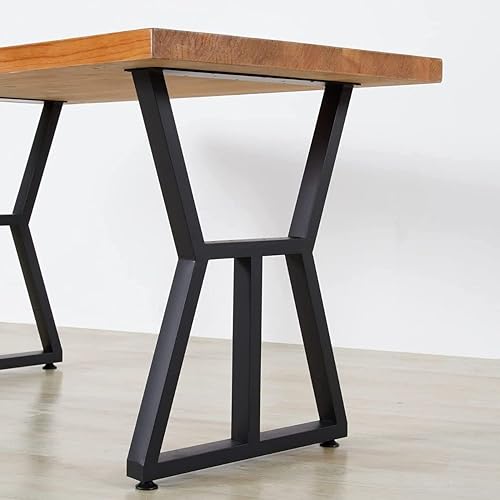 Image of Metal Legs for Table Dining Table Legs for Kitchen Modern Style-Set of 2(W Shape)