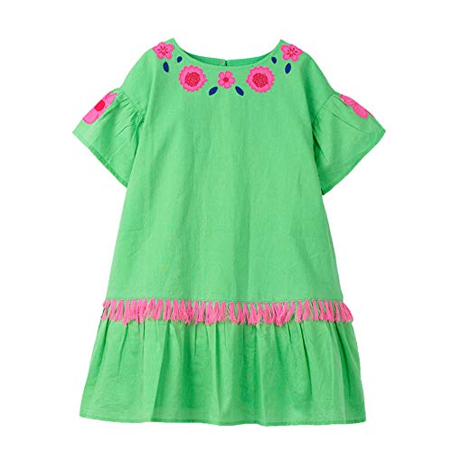 BEILEI CREATIONS Baby Girls Dress Long Sleeve Cartoon Cotton Causal Dresses for Kids Back to School (6T, G18384) BEILEI CREATIONS Baby Girls Dress Long Sleeve Cartoon Cotton Causal Dresses for Kids Back to School (6T, G18384)