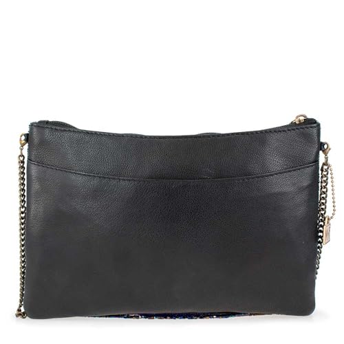 Mary Frances Rainbow Radiance Beaded Crossbody Handbag Colorful Evening Clutch Purse with Removable Strap, Multicolor2