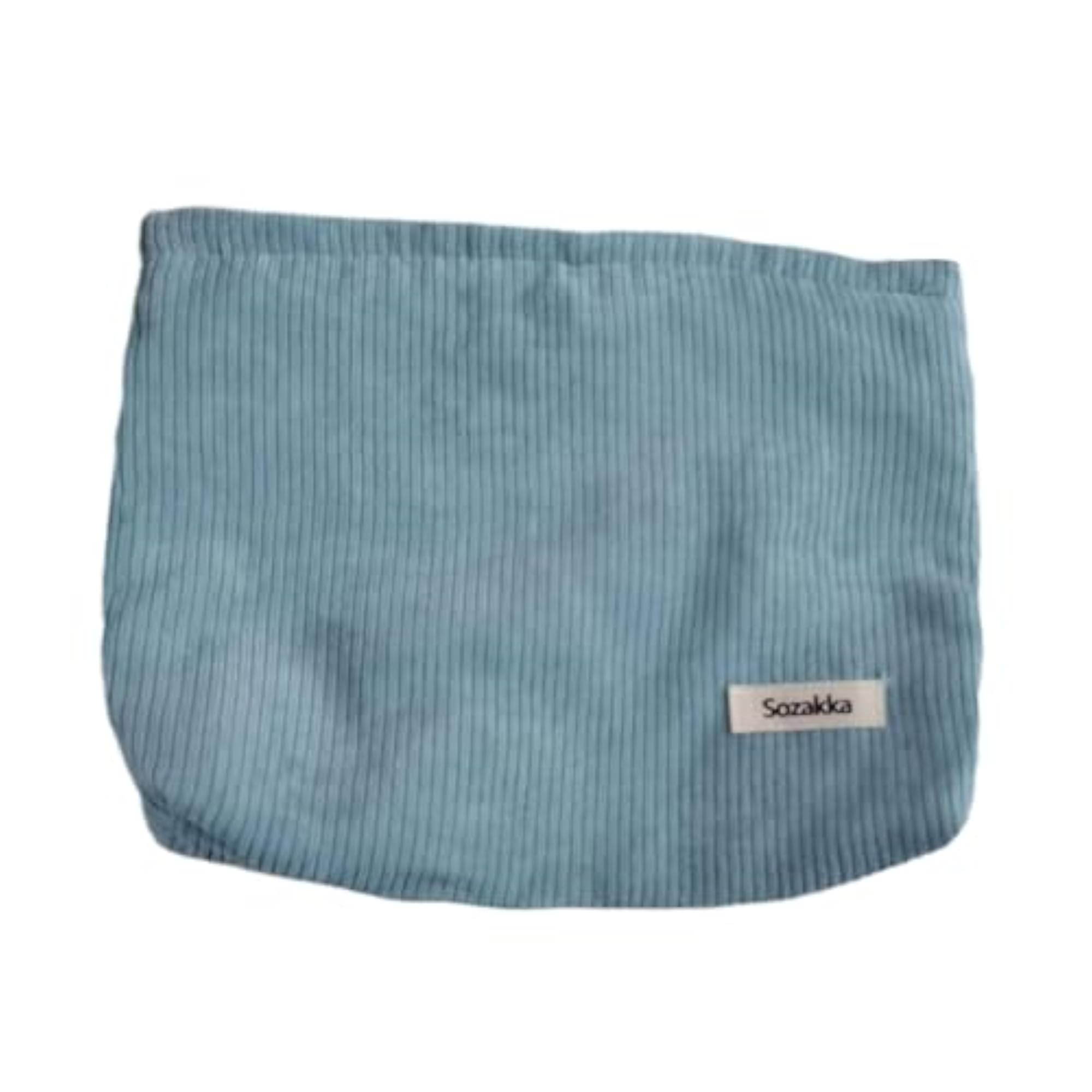 Corduroy Cosmetic Bag, Large Capacity for Makeup